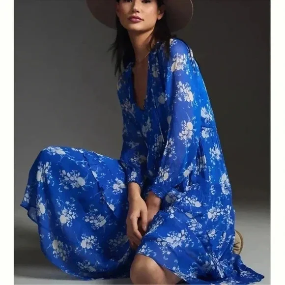 cheap summer maxi dress Summer Sunlit Breeze Floral Maxi Sundress